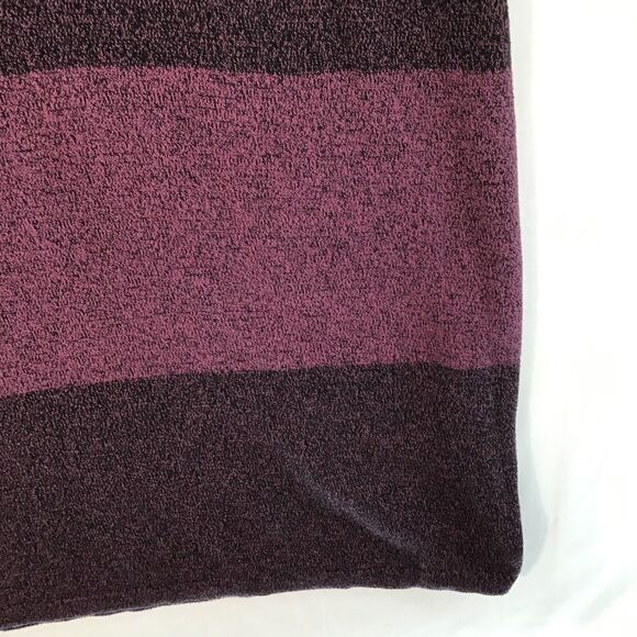 Woman Within 2x Sweater Dress Womens 26/28 Wine Burgundy Ombre Midi - Picture 5 of 14